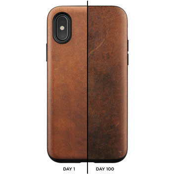 Nomad iPhone X Rugged Case - Rustic Brown